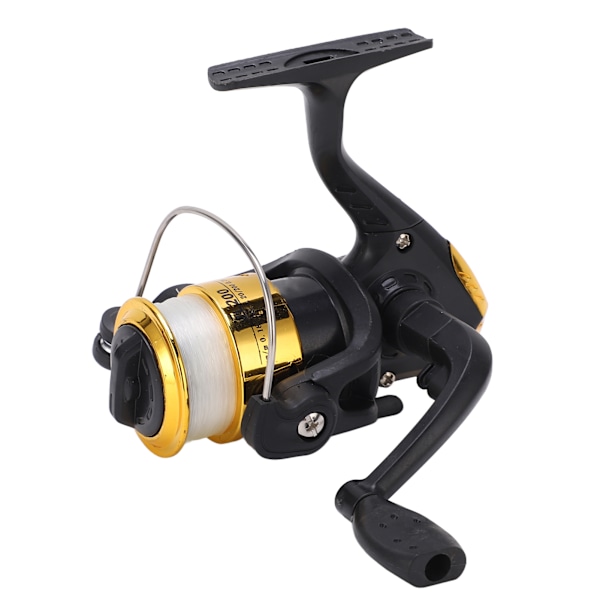 Fiskeri Spinningshjul Metal Spole 3BB Kuglelejer Metal Line Cup med 40M NO.6 LineGolden Fiskehjul med Line