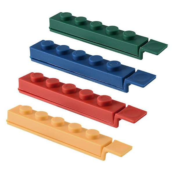 12 plastförslutningsklämmor, matpåseklämmor, chipsklämmor, matklämmor