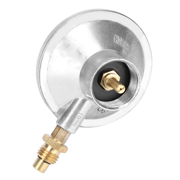 Justerbar regulator med lavt trykk for propangass, 1\"-20UNF, sinklegering, til BBQ-grill