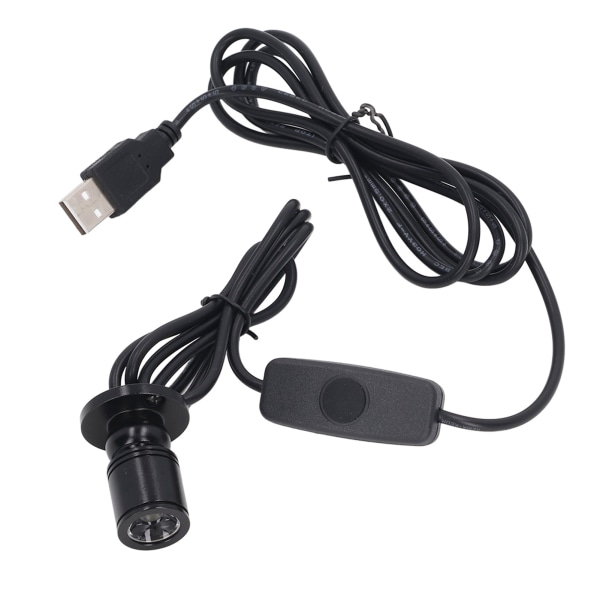 5V Mini Spot Lights Ljus USB Dimbar LED Spotlight med 6,6ft Kabel för Showcase Smyckeskåp Veranda Varm Vit 3000K