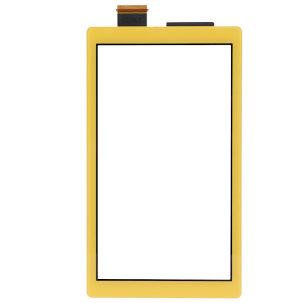 Touch Screen Glass för Switch Lite Ersättning Front Ytterpanel Digitizer Touch Screen Glass för Switch Lite KonsolGul