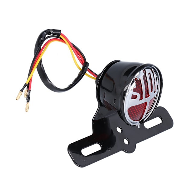Motorcykel Baglygter Bremslys Retro Style Modifikation Universal DC12V med Nummerpladebeslag Passer til Honda