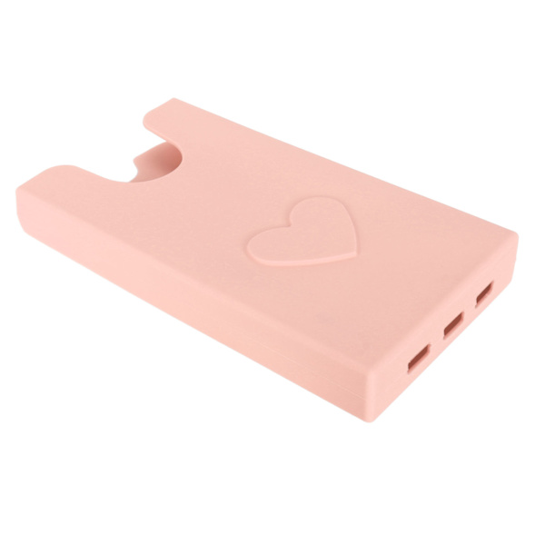 Strandtaske Telefonholder Silikone Telefon Etui Pungholder Indsæt Tilbehør Sikker Fastgørelse Hold Telefon Ved Hånd Pink
