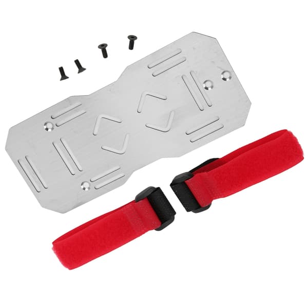 RC Bil Rustfrit Stål Batterimonteringsplade Bakke Passer til Traxxas trx-6 G63 RC Crawler