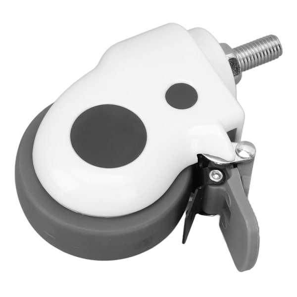 Drejelige hjul Hjul Heavy Duty Bremse TPR Nylon 154 Lbs 3 Tommer Mindre støj Medicinsk Bordhjul Hjul til skrivebord