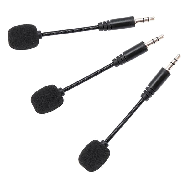 3PCS 3.5mm Jack Justerbar Flexibel Förlängd Mini Mikrofon för Dator Mobiltelefon