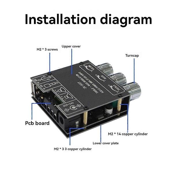 -302T Bluetooth Digital Power Module 2.0 Stereo Dual Mercy