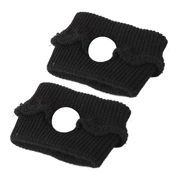2 stk. Akupressur Armbånd Appetitkontrol Reducerer stress Kropsslankende Akupressur Armbånd Armbånd Sort