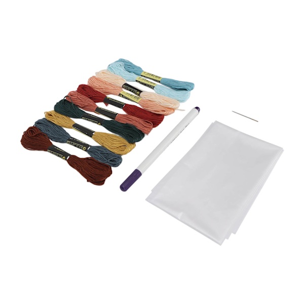 Broderigarn Kit 10 Ljusa Färger God Seghet Används Lätt Broderigarn för Armband Tofsar DIY