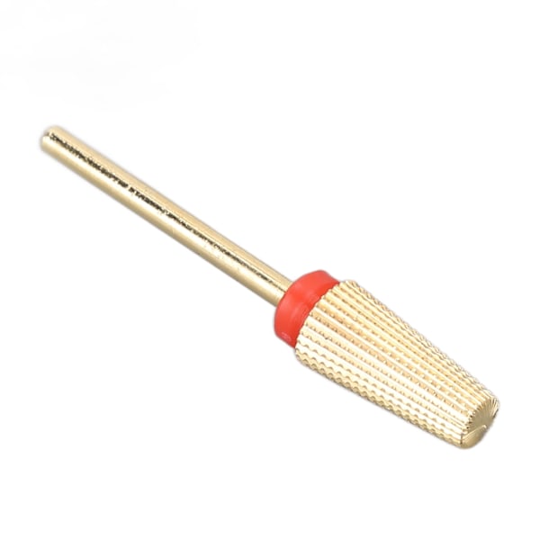 Nail Drill Bit Salon Portable Tungsten Steel Negle Fil Polering Slipe Bits for Gel Polish Fjerning Gull