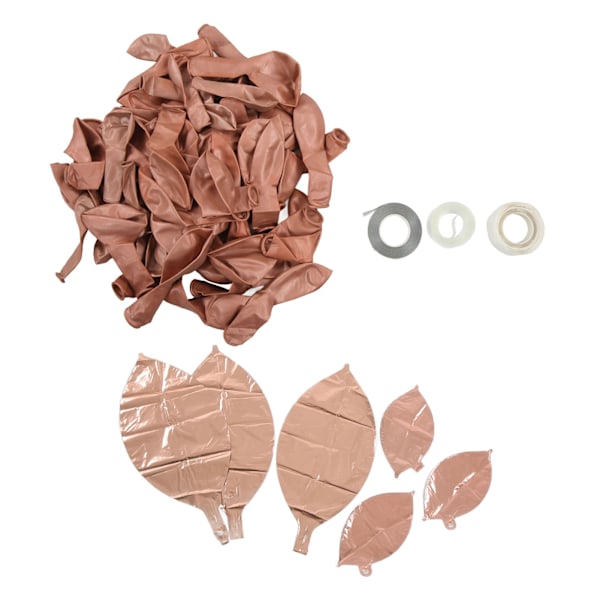 Ballonggirlang Kit Vacker Naturlig Latex Material Hållbar Bred Applikation Festballonger för Fest Bröllop SemesterRos Guld