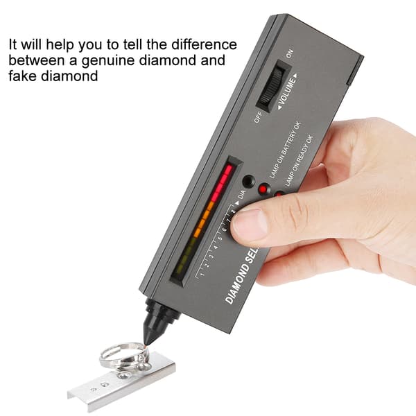 Bærbar LED Audio Diamant Tester Smykker Ædelsten Vælger Præcisionsværktøj