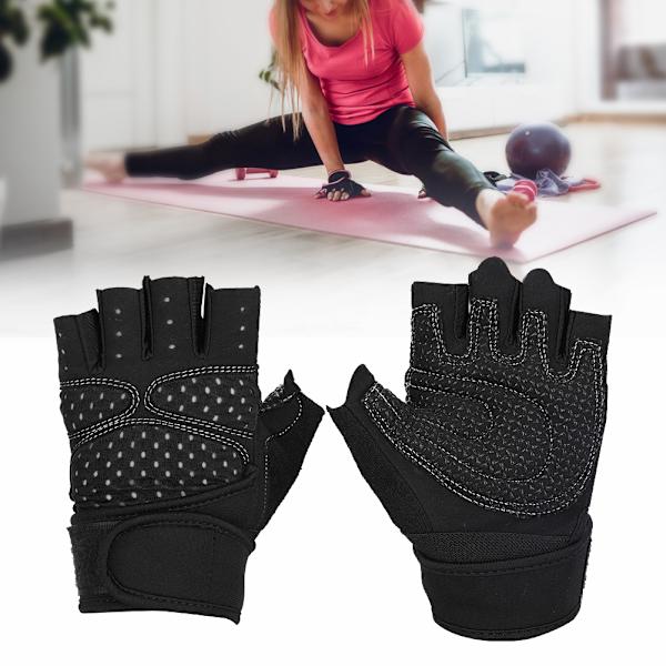 Vikter Lyfthandske Gym Träning Fitness Handledsträning Övning Sport(Svart S)