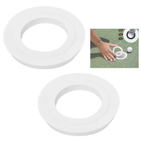 Golf Putting Green Hål Kopp Ring Träningshjälp Tillbehör i Plastdiameter