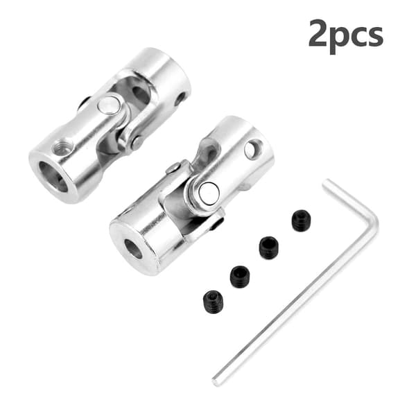 2 stk. Akselkobling Motorforbindelse DIY Styring Længde 35mm OD 14mm Universalled (6*8mm)