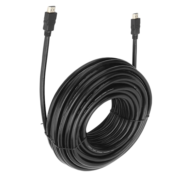 HDMI AM till AM-kabel 1.4 Enkel version Kopparledare Järnskal Svart lock 1080P20 meter
