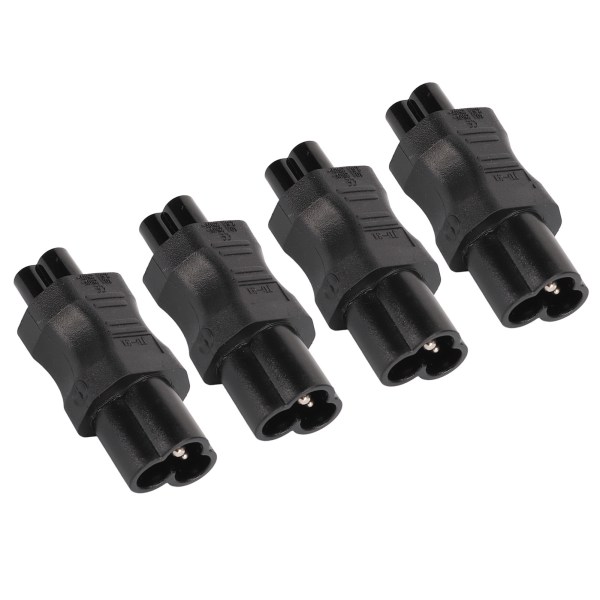 4st IEC320 C6 till IEC320 C5 power IEC320 C6 till C5 power Adapter Kontaktomvandlare för bärbar dator