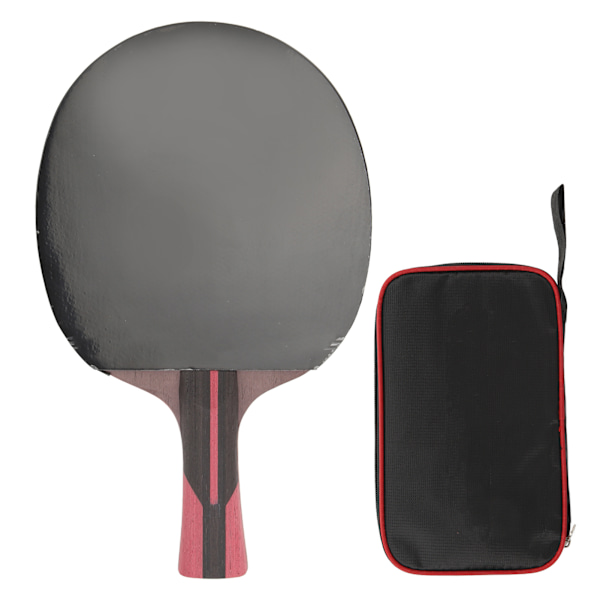 Bordtennisracket Pingisracket 7 lager träbasplatta Långt handtag Skaka handgrepp Racket