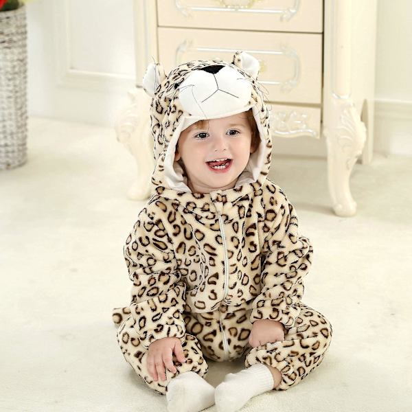 Dinosaur Onesie Kostume til Småbørn til Halloween, 0-3 Måneder