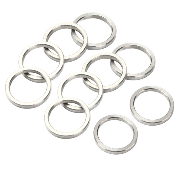 10 st Bricka mellanlägg 15 mm ytterdiameter 12 mm ID rostfritt stål set kit3515-0015-0020