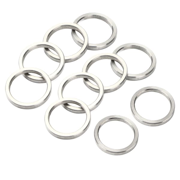 10 stk. spændeskive 15 mm OD 12 mm ID rustfrit stål hardware tilbehørssæt Kit3515-0015-0020