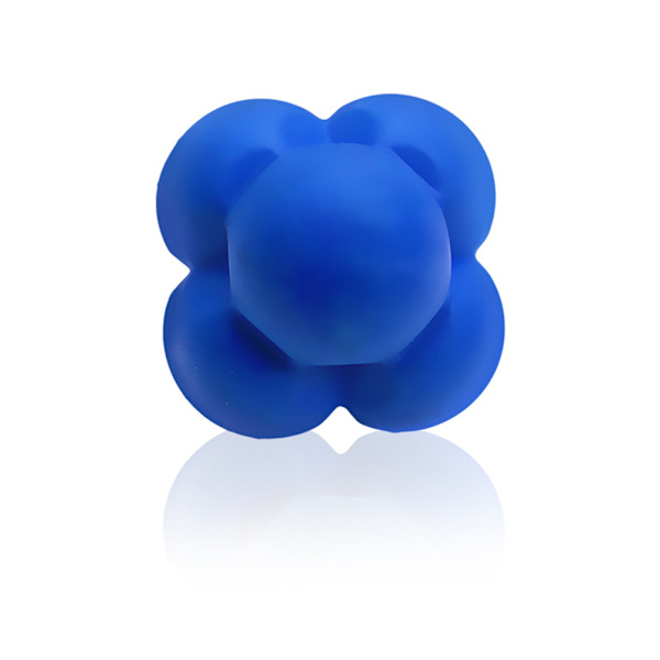 Hexagonal Ball Gummi Studsboll Hastighetsreflex Koordinations Tränare