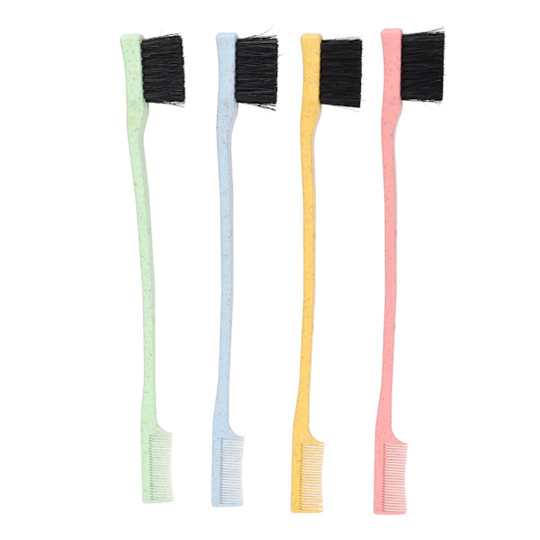 4 kpl Dual Edge Harjakampa Kaksipuolinen Control Hair Kulmakarva Harja Kampa Hoito Meikki Työkalut
