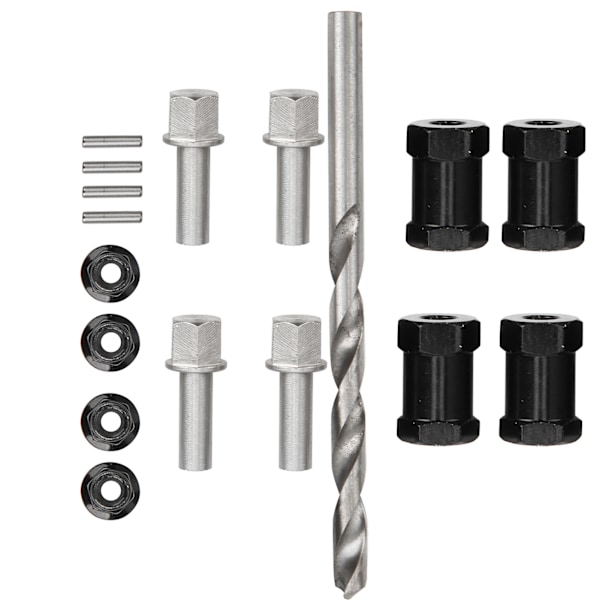 RC forlengelses- og utvidelseskobling med 5,5 mm bor for SCX10/TRX4 1/10 RC-bil 20 mm