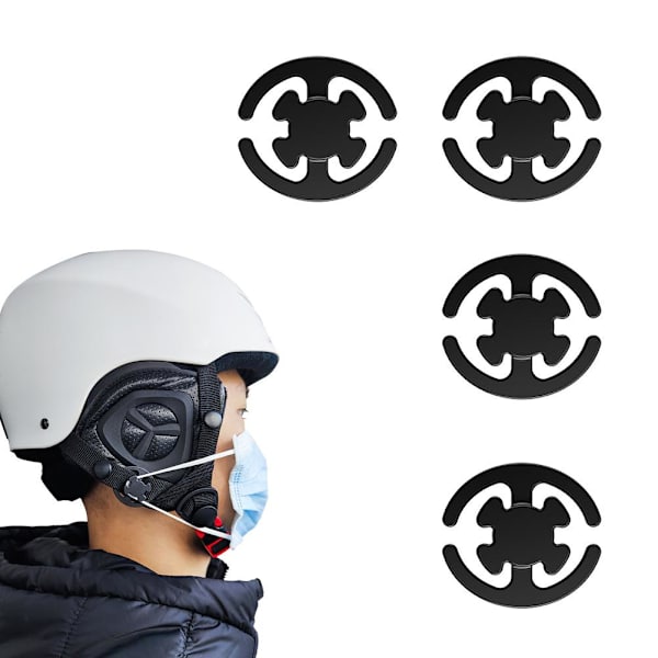 Hjälmskydd för skidåkning, ansiktsmask, anti-strokefäste för skidåkare och snowboardentusiaster
