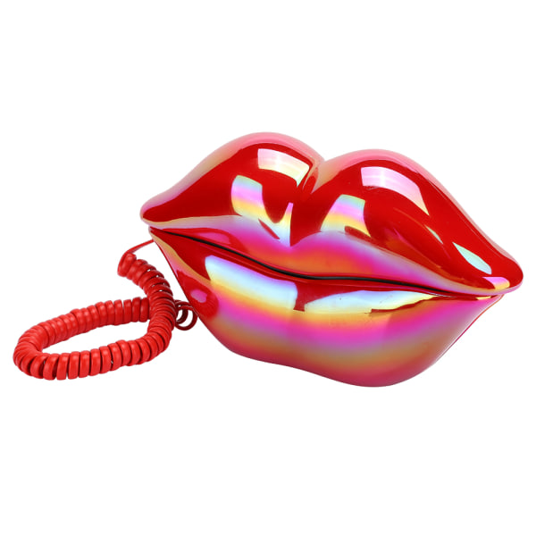 Creative Red Lips fast telefon europeisk stil bordstelefon för hemmakontor