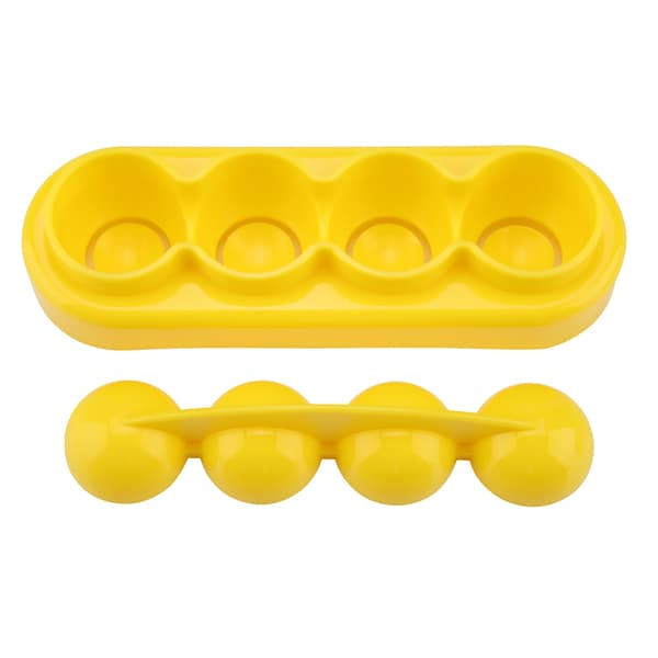 Liten kuleformet matkvalitets PP-materiale DIY håndverk risrull Bento-form med skje