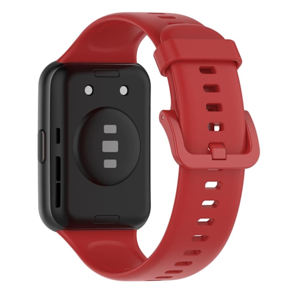 Smart Watch Ersättningsband Smart Watch Mjuk silikonrem för FIT2 Röd