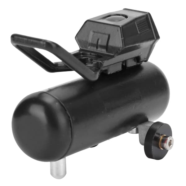 RC Simulation Luftpumpe Metal Tilbehør Passer til TRX4 90046 D90 CC01 1/10 RC Bilmodel Sort