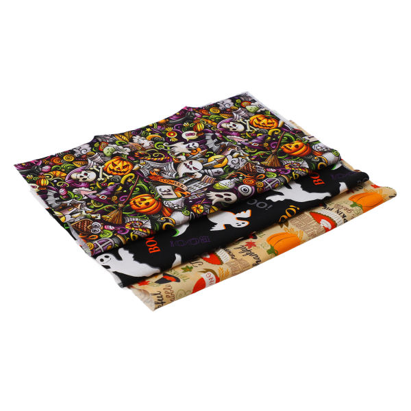 Syduk Mjuk hudvänlig Andas print Quiltduk för DIY Craft Bag Kläder Typ 9