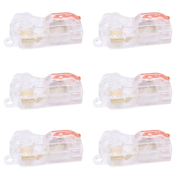 10 stk Quick Wire-kontakt 1-i-1 ut-leder terminalblokk for elektrisk kontroll husholdningsapparater 250V 32A