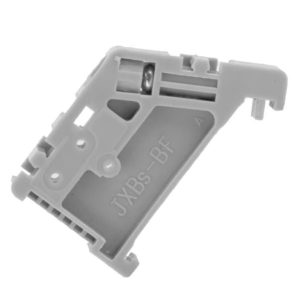 50 stk. 35 mm DIN-skinne Terminal Block End Stopper Monteringsclips Grå (Model 13)