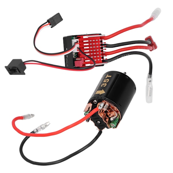 540 Harjattu moottori 360A ESC T-pistokkeella, sopii tamiya 1/10 RC Car Model35T