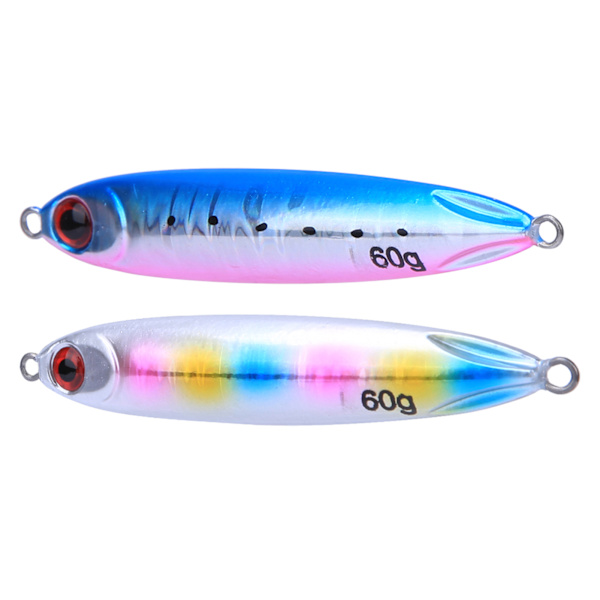 2 stk. Kombination Q11 60g Kunstig Langskud Fiske Lure Bait Tackle Værktøj Tilbehør