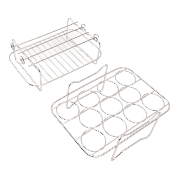 Dampstativsett Egg Dampstativ Grillspyd 304 Rustfritt Stål Trygt for NINJA FOOD
