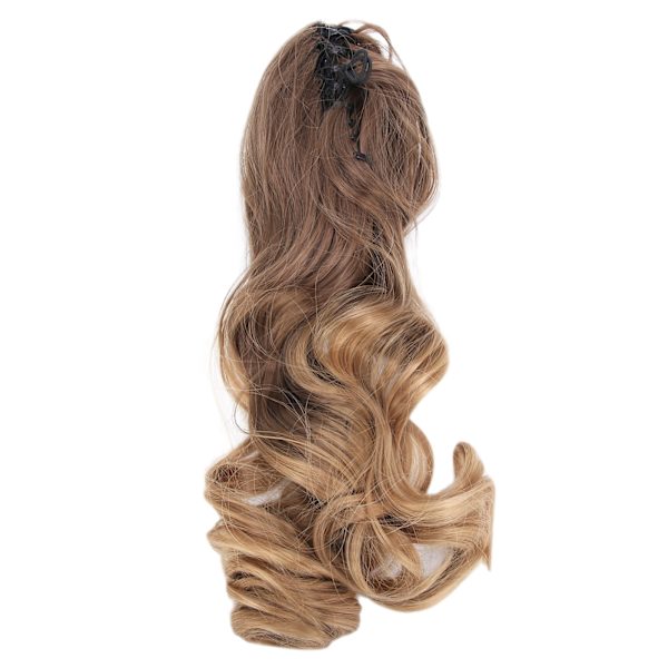 55 cm hästsvans hårförlängning Kloklämma Långt lockigt falskt hår Gradient Dam Hårstycken Wig8T27