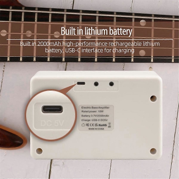 KB-10 Gitarrförstärkare 10W Bluetooth-högtalare