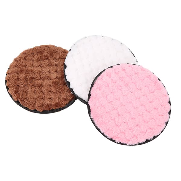 3 stk. Makeup Fjernelse Puff Genanvendelig Makeup Svamp Mikrofiber Ansigtsrense Håndklæde Klud Pad#1