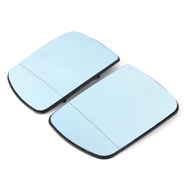2 st. backspegelglas blå med värmefunktion biltillbehör passar för X5-serien E53 (vänster + höger)