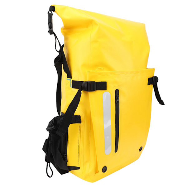 30L Vanntett Dykkerbag Snorkling Ryggsekk Utstyr for Svømming Elvetracing Drifting Tørr Våt Separasjongul