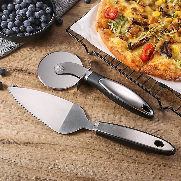 Pizza Cutter Hjul i Rustfritt Stål - Profesjonelt Kjøkkenverktøy for Hjem og Kommersiell Bruk