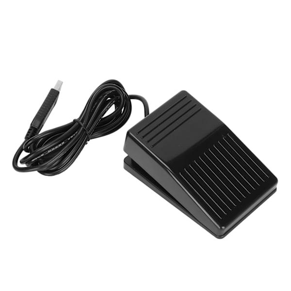 USB-fotbryterpedal Høyfølsom multifunksjonell bred pedal Enkel fotbryterpedal med indikatorlys for datamaskin