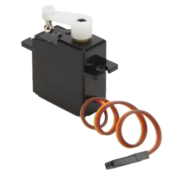 Digital Servo Lågbruskänslig plaststyrväxel med arm för WLtoys 124016 124017 144010 1/14 RC-bilar