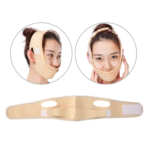 Ansiktsslankende maske slankebandasjer Ansiktsdobbel hakepleie Ansiktsbelter 1#