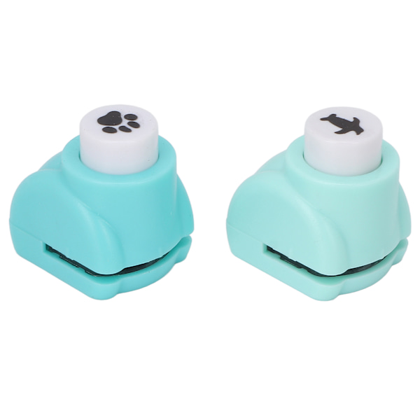 2kpl Punch Craft Set Mini Paper Hole Punch Penguin Bears Tassunmuotoiset Rei'ittimet Paperiaskarteluihin Tee-se-itse scrapbooking-tarvikkeet