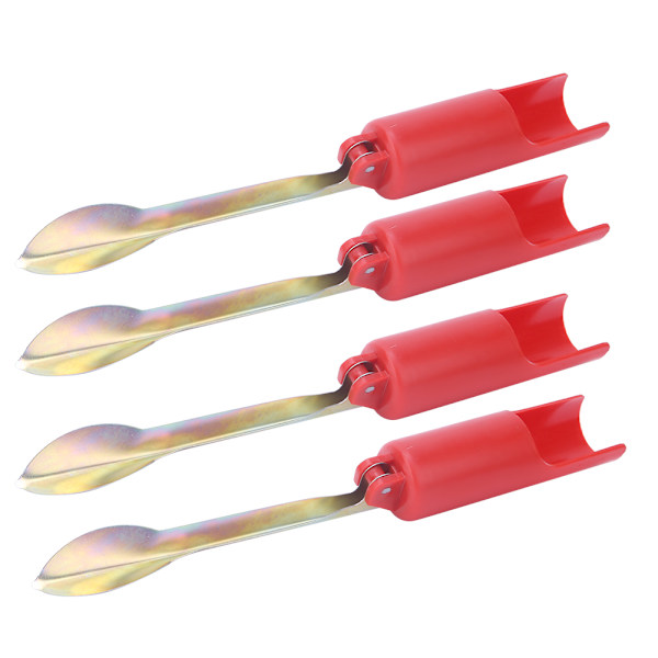 4 STK Röd 32 cm hopfällbart fiskespö Markinsatt hållare Stativ Stångfäste Tackeltillbehör32x4x3,3x15,5cm